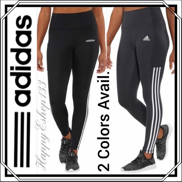 adidas Ladies' 7/8 Active Tight Legging, 3-Stripe - Picture 14 of 14